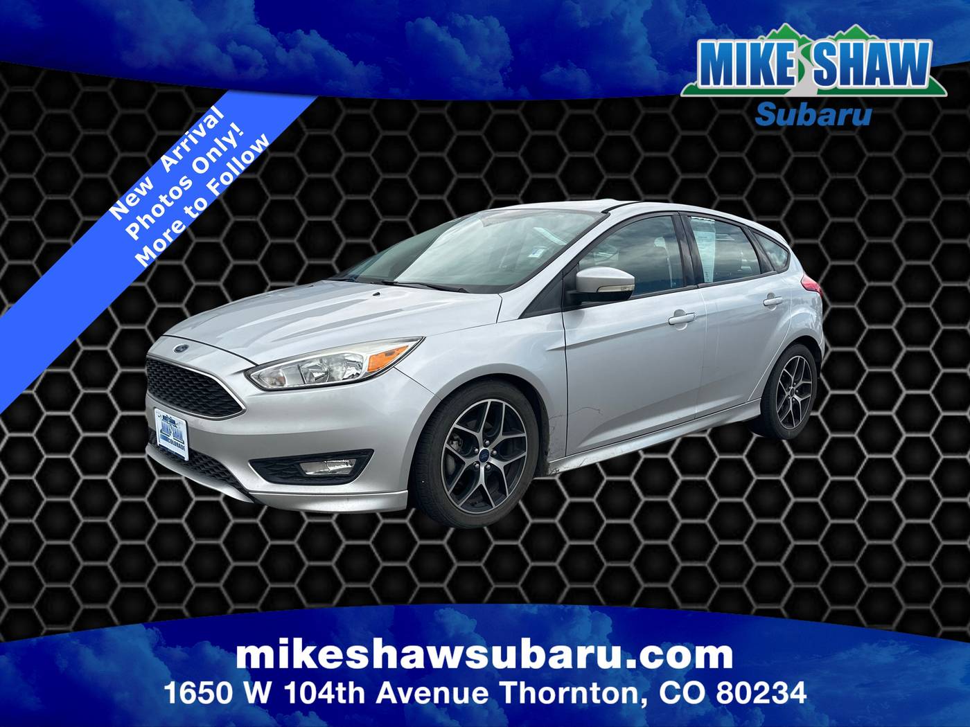 2016 Ford Focus SE — Hatchback — 63,566 mi — Denver, CO