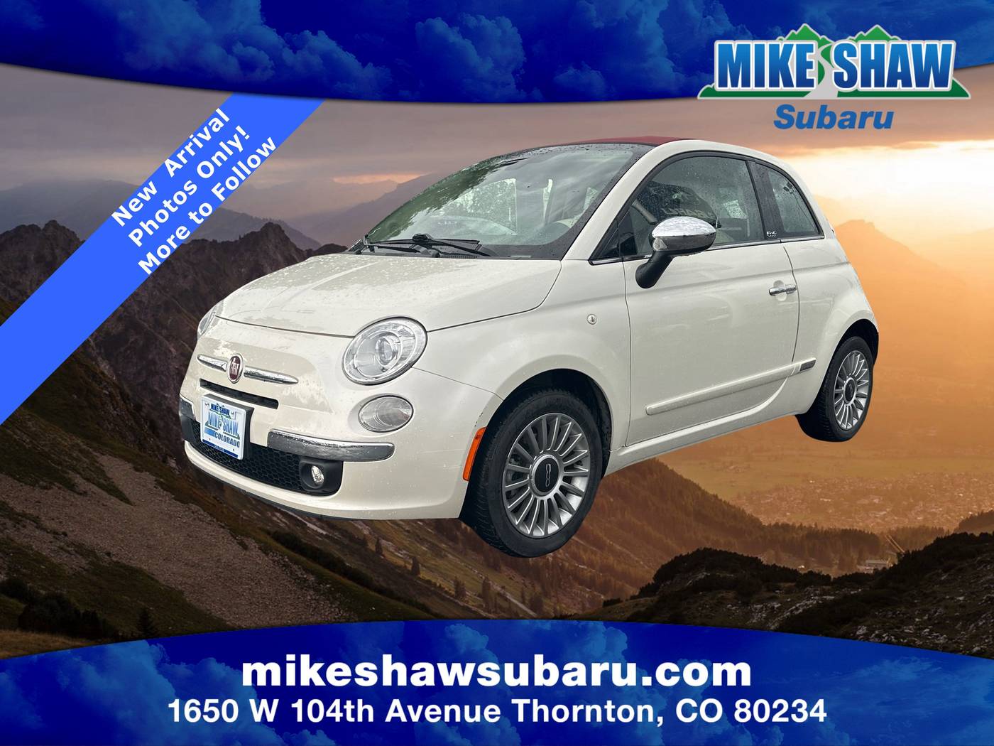2012 FIAT 500 Lounge — Convertible — 24,988 mi — Denver, CO