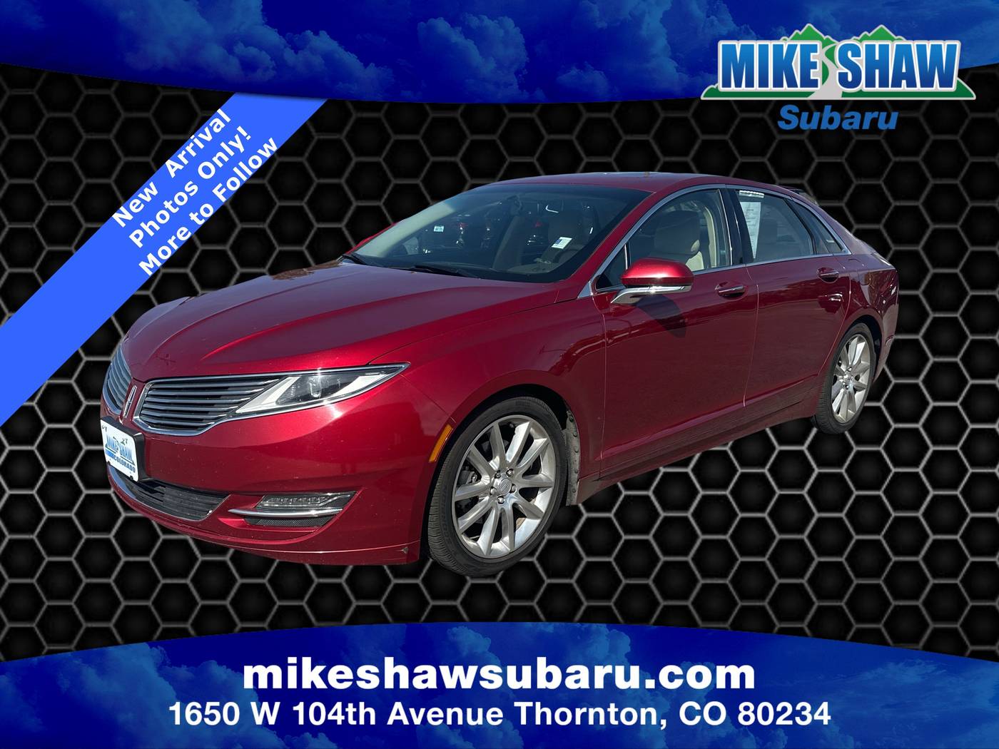 2016 Lincoln MKZ AWD — Sedan — 82,229 mi — Denver, CO