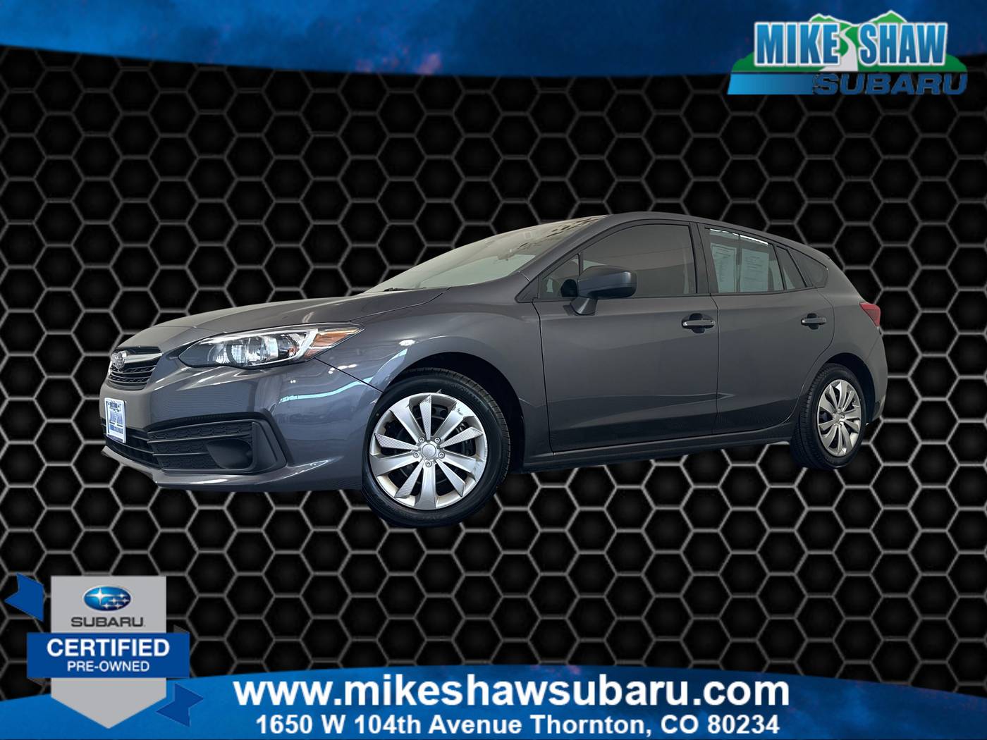 2022 Subaru Impreza 2.0i — Hatchback — 31,901 mi — Denver, CO