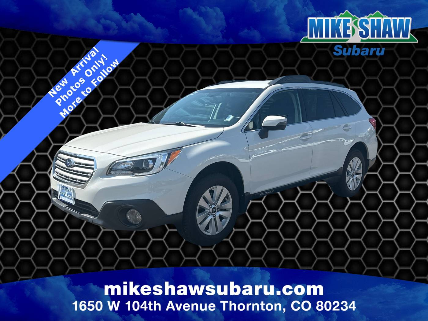 2016 Subaru Outback 2.5i Premium — SUV — 72,110 mi — Denver, CO