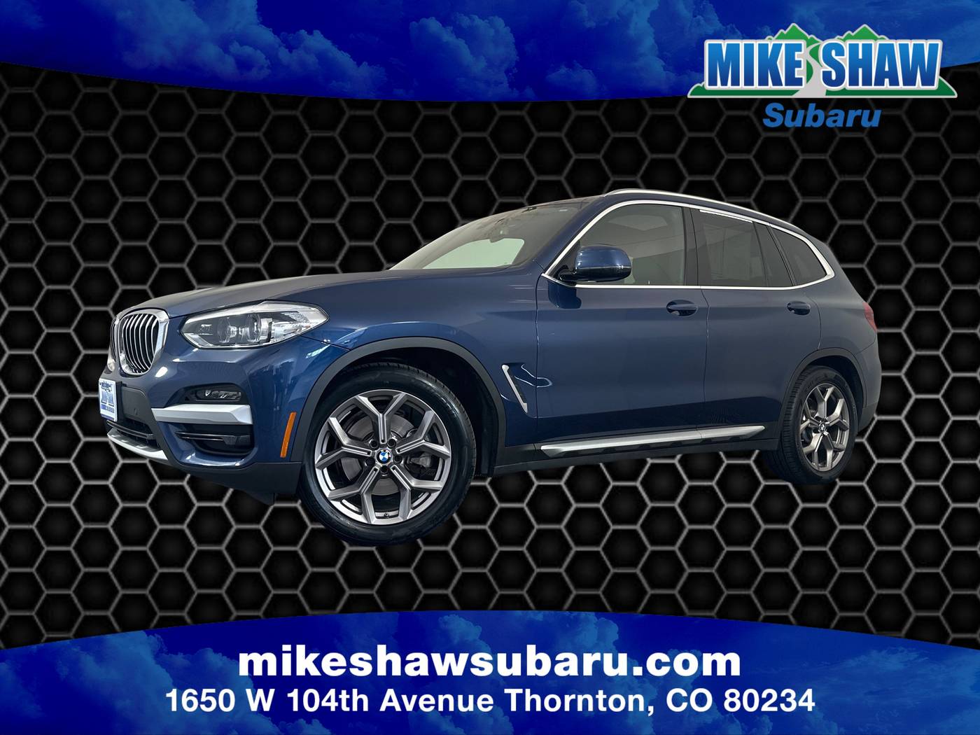 2021 BMW X3 30i — SUV — 38,170 mi — Denver, CO