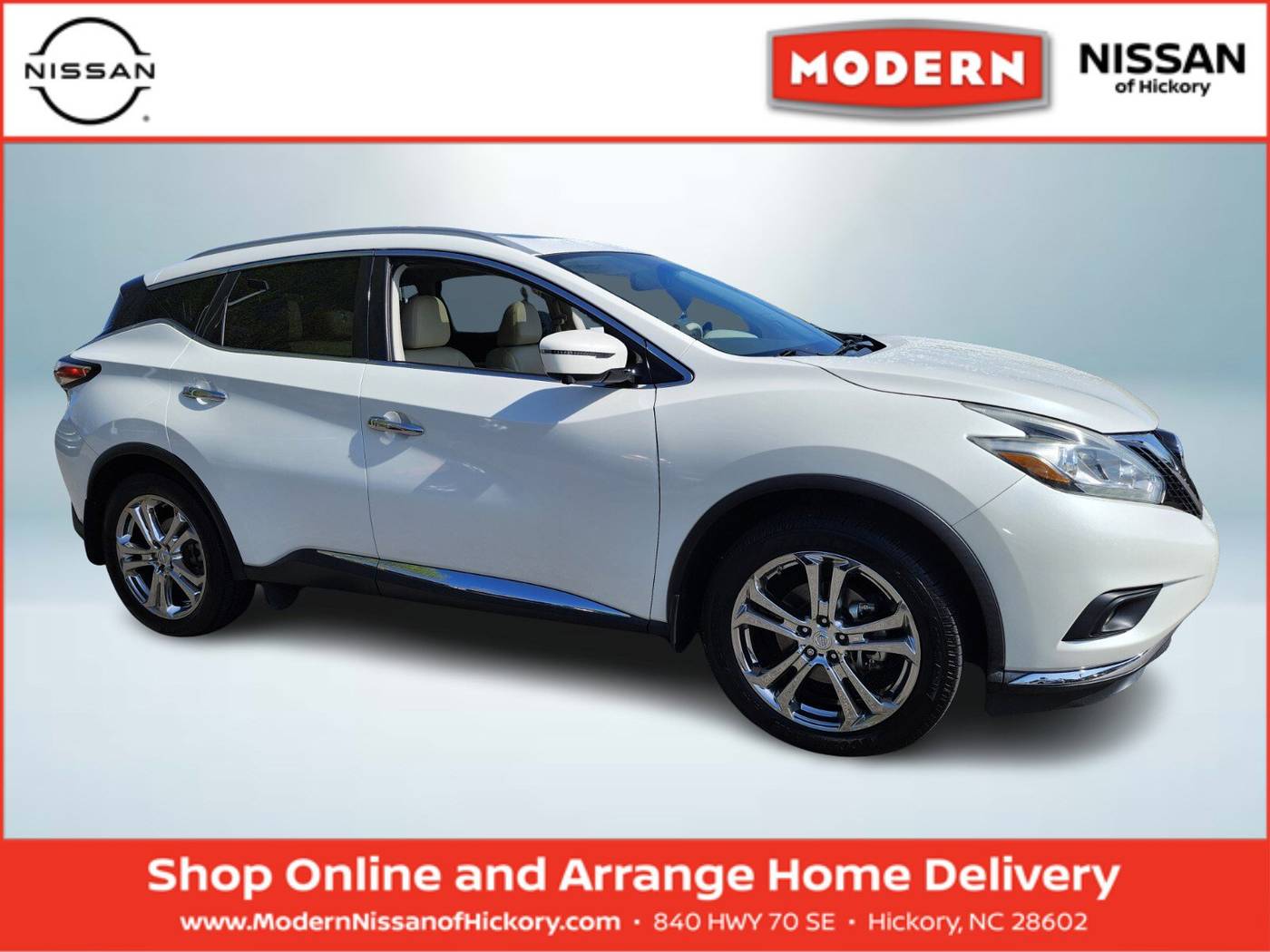 2016 Nissan Murano Platinum — SUV — 97,913 mi — Hickory, NC