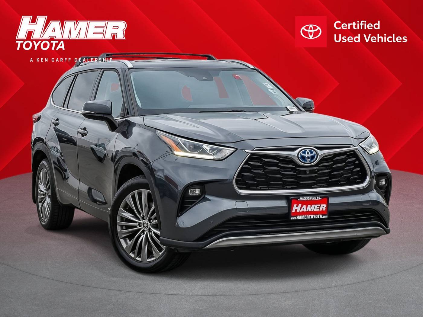 2022 Toyota Highlander Hybrid Platinum — SUV — 48,338 mi — Mission Hills, CA