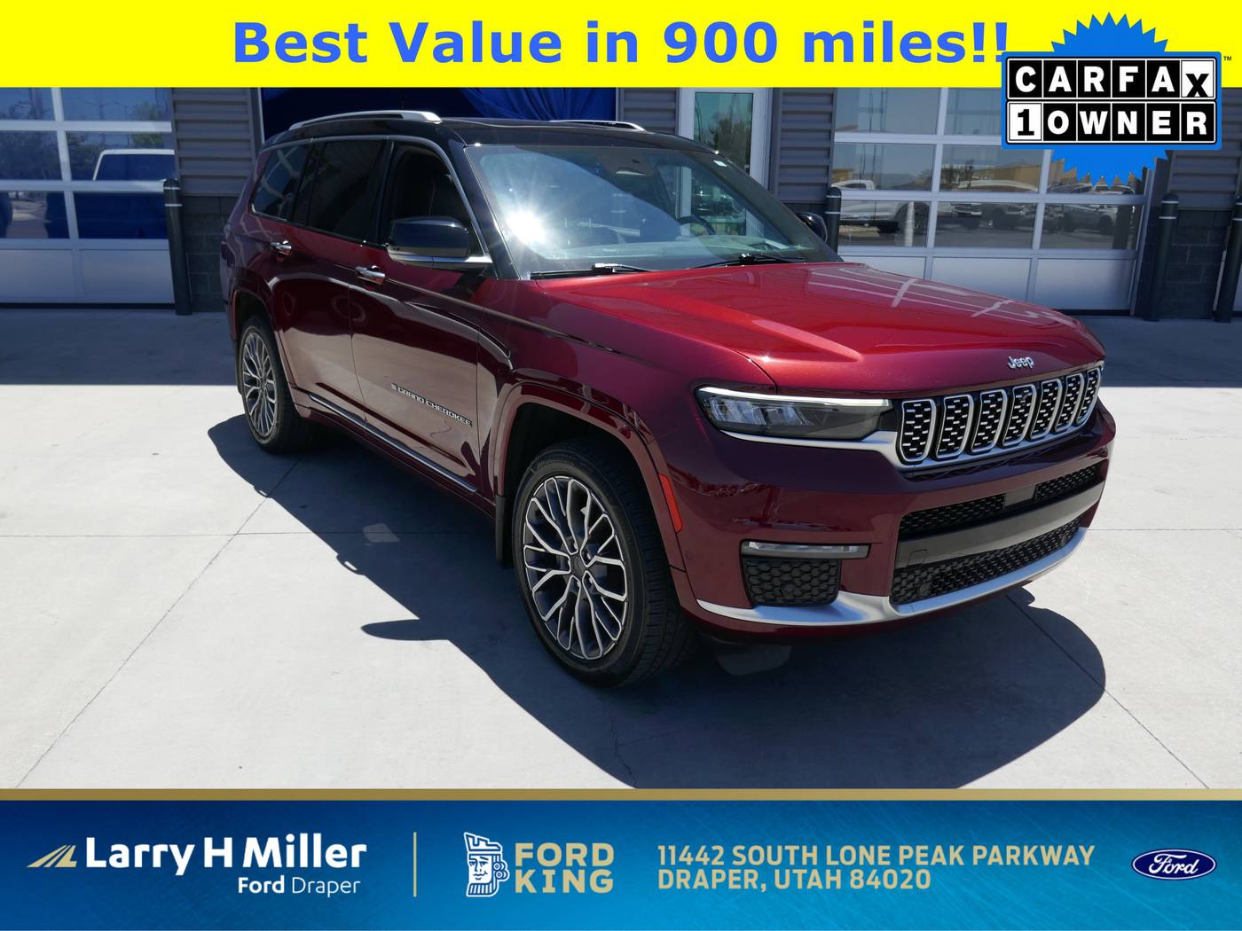 2023 Jeep Grand Cherokee Summit Reserve — SUV — 34,525 mi — Draper, UT