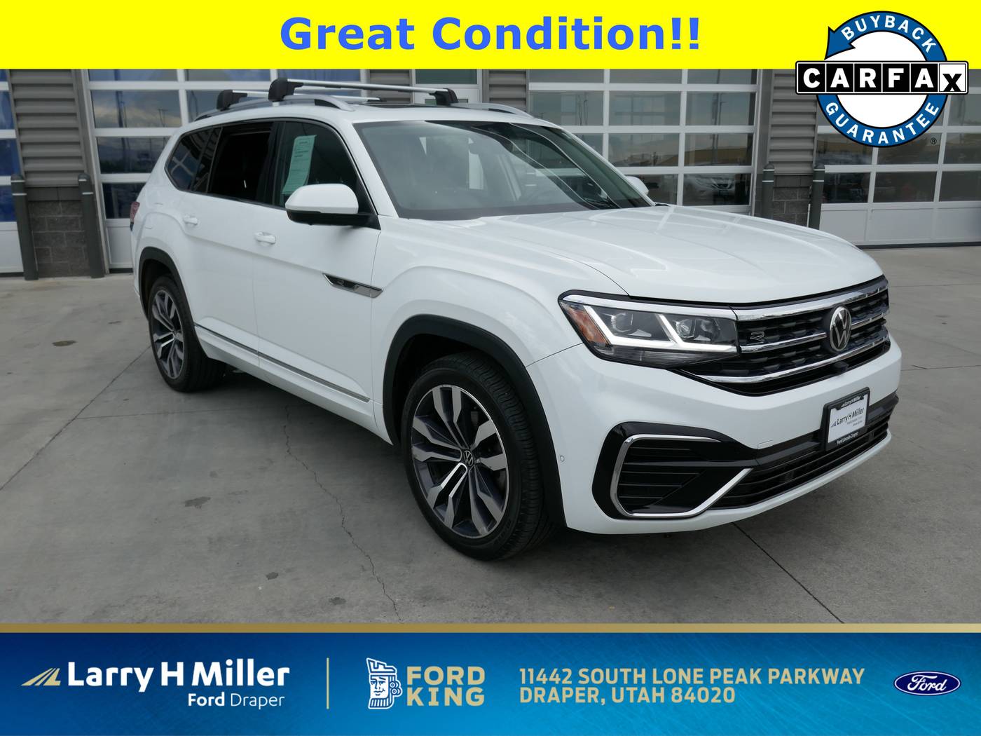 2021 Volkswagen Atlas SEL Premium R-Line — SUV — 87,993 mi — Draper, UT