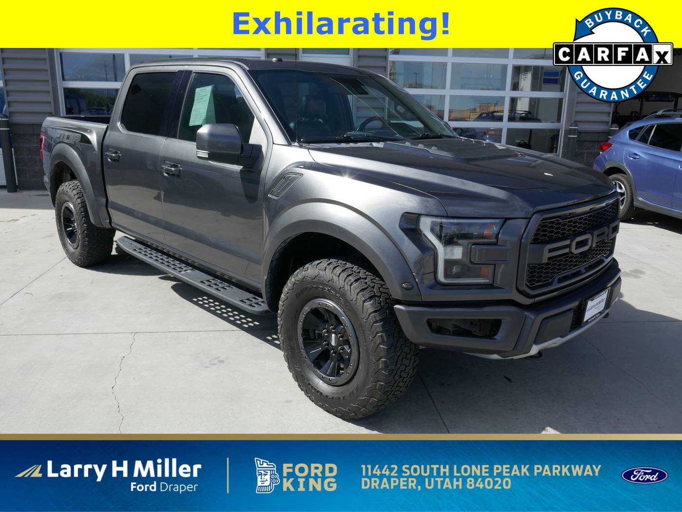 2018 Ford F-150 Raptor — Pickup Truck — 96,821 mi — Draper, UT