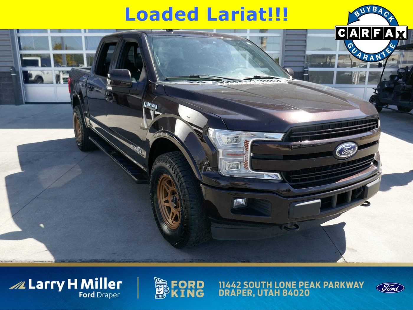 2018 Ford F-150 Lariat — Pickup Truck — 78,293 mi — Draper, UT