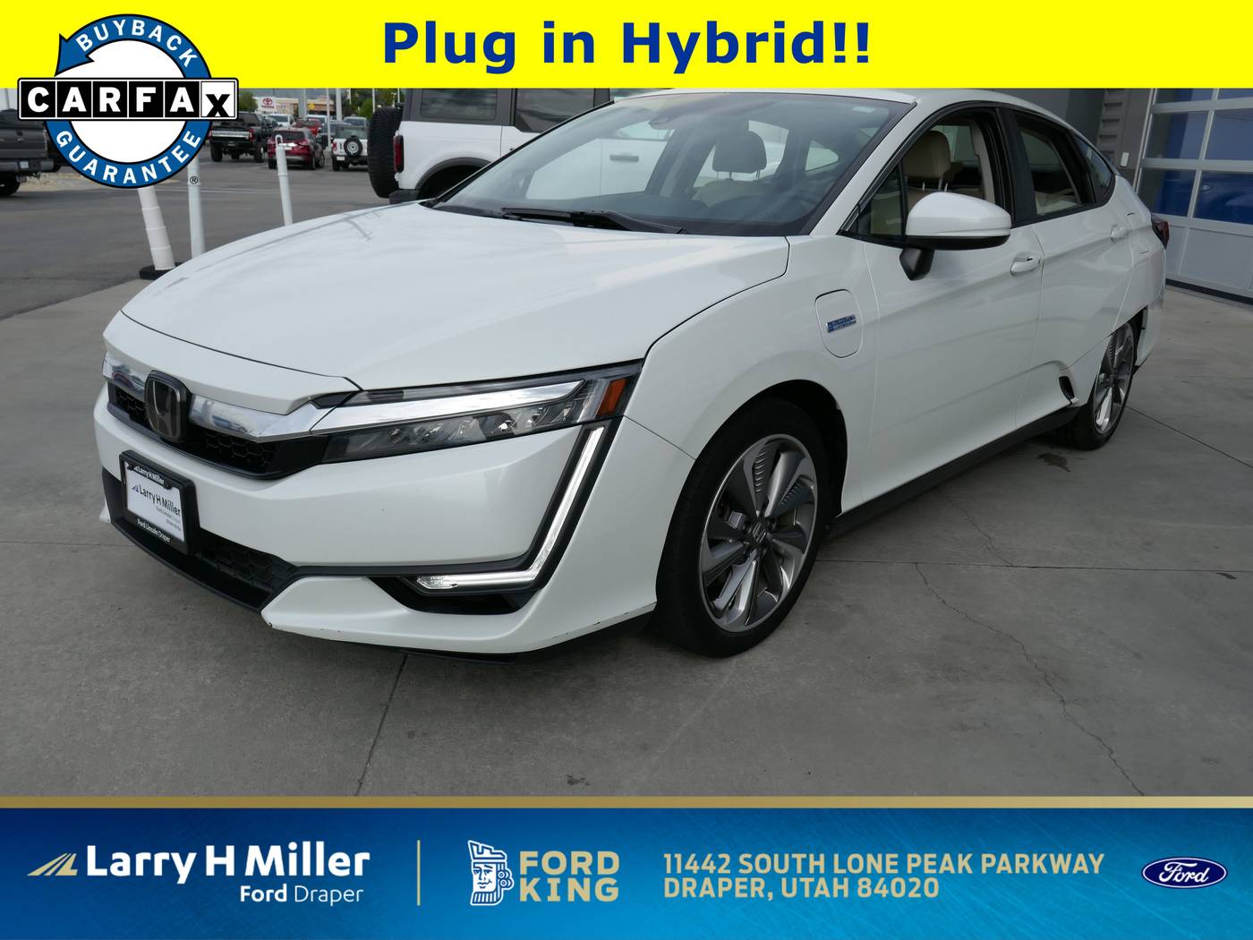 2018 Honda Clarity Plug-In Hybrid — Sedan — 51,920 mi — Draper, UT