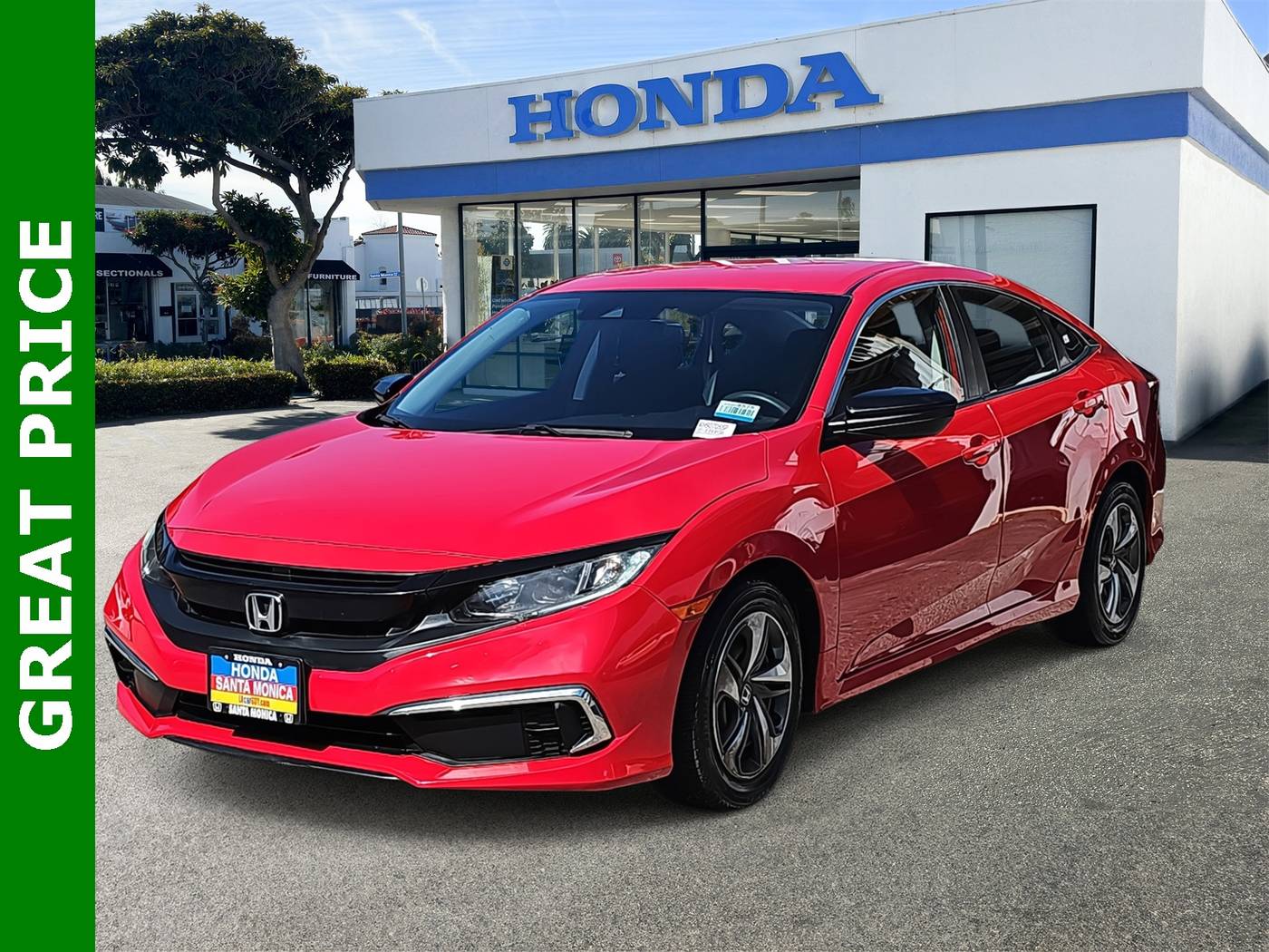2019 Honda Civic LX — Sedan — 105,048 mi — Santa Monica, CA