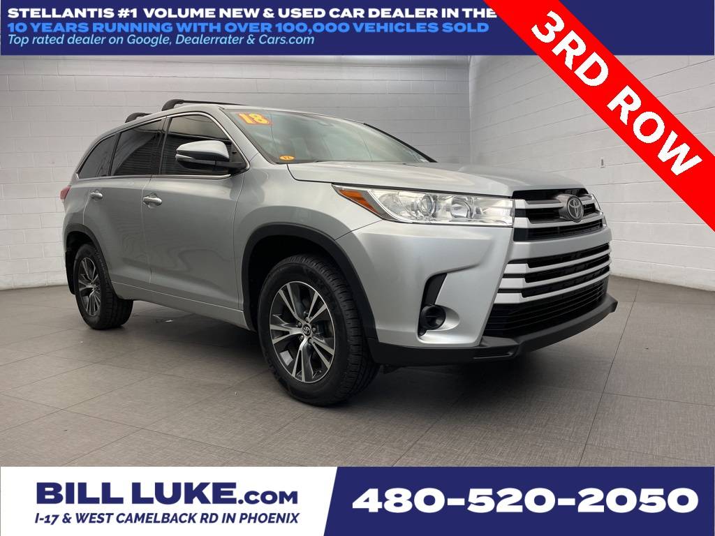 2018 Toyota Highlander LE V6 — SUV — 97,974 mi — Phoenix, AZ