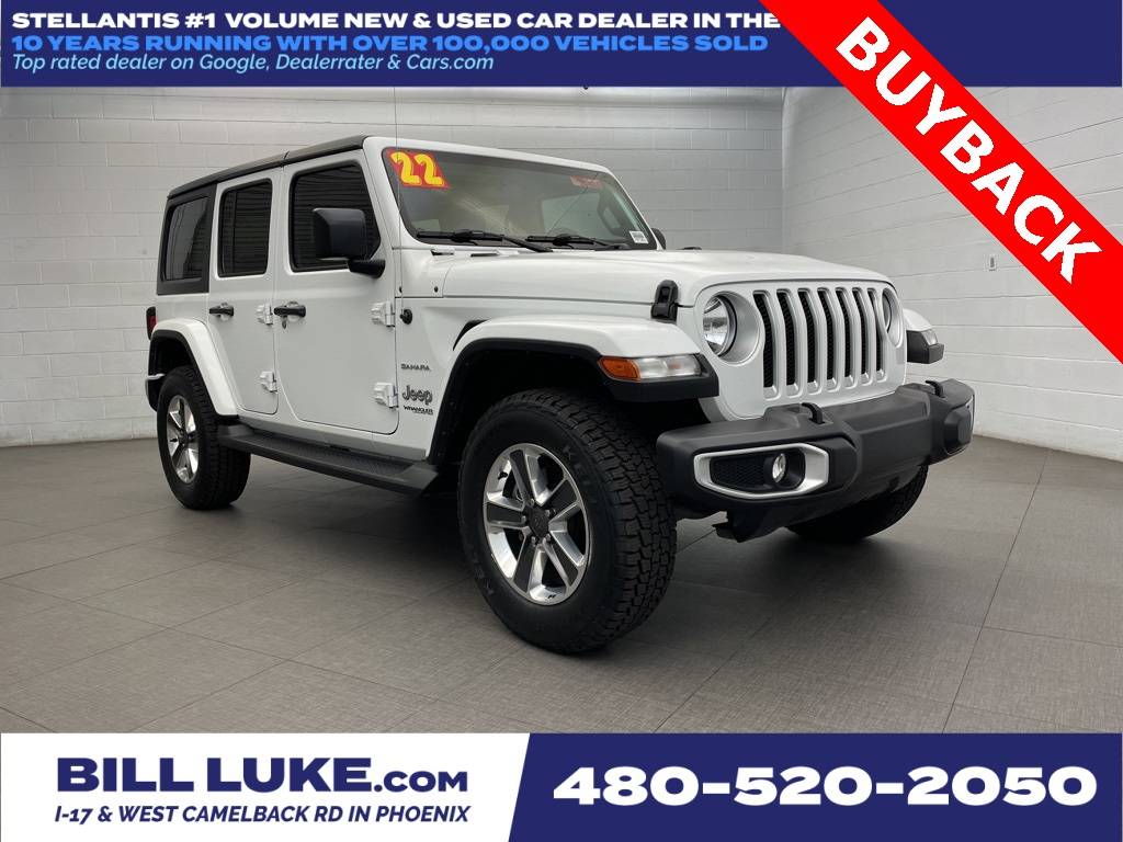 2022 Jeep Wrangler Sahara — SUV — 28,658 mi — Phoenix, AZ