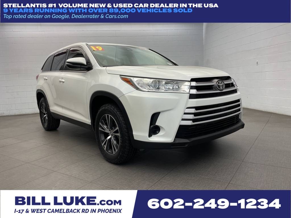 2019 Toyota Highlander LE V6 — SUV — 42,750 mi — Phoenix, AZ