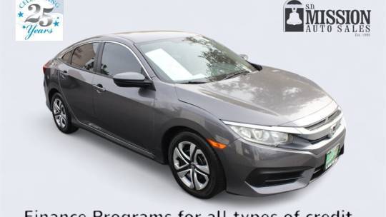 2016 Honda Civic LX — Sedan — 104,599 mi — Vista, CA