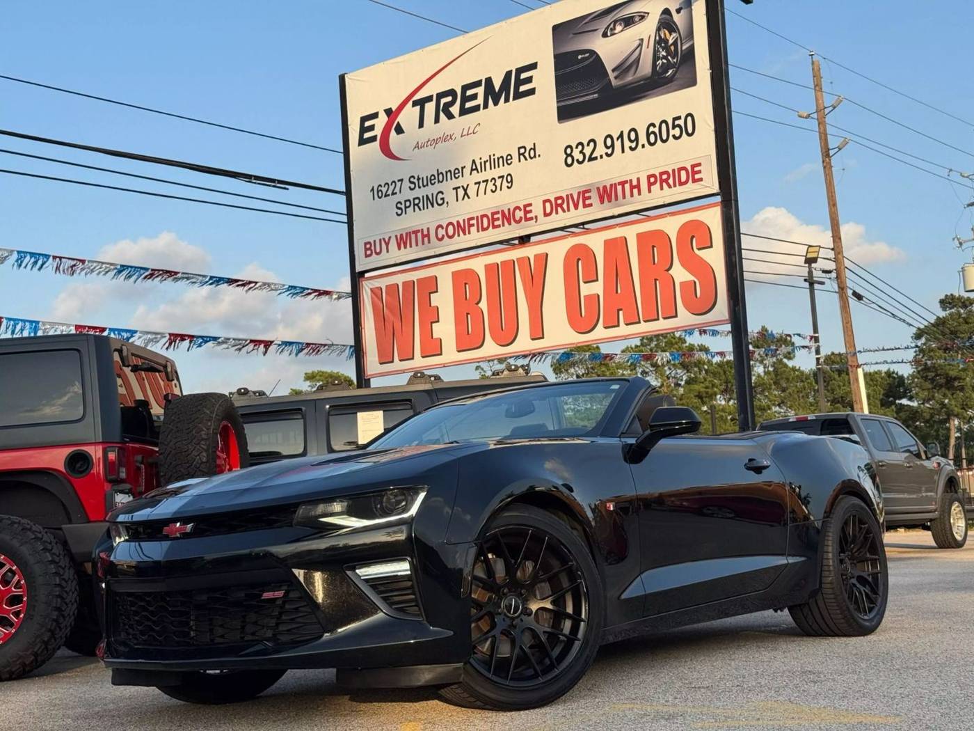 2016 Chevrolet Camaro 2SS — Convertible — 60,518 mi — Spring, TX