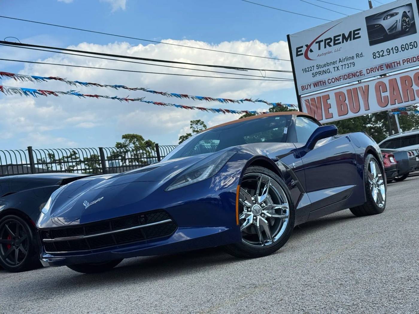 2017 Chevrolet Corvette 3LT — Convertible — 22,276 mi — Spring, TX