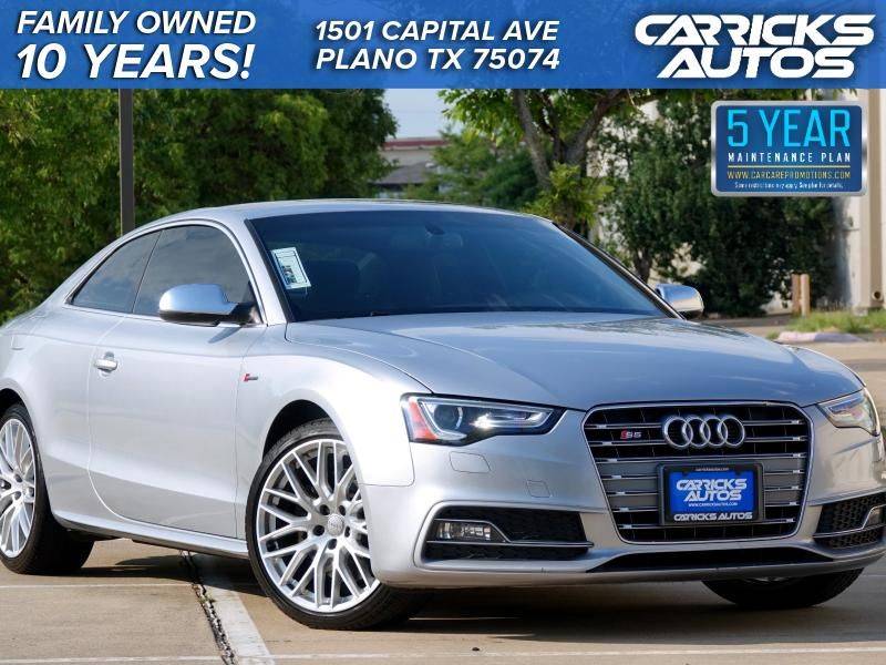 2015 Audi S5 Premium Plus — Coupe — 70,434 mi — Plano, TX