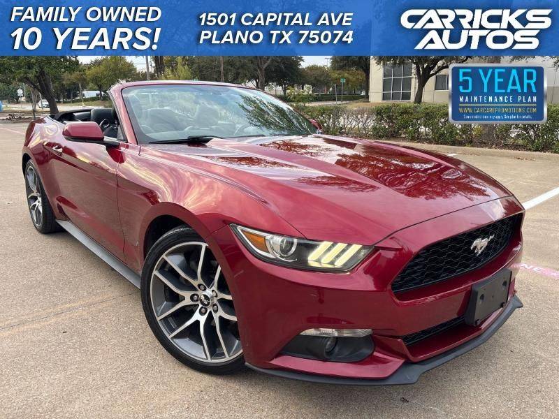 2015 Ford Mustang EcoBoost Premium — Convertible — 60,656 mi — Plano, TX