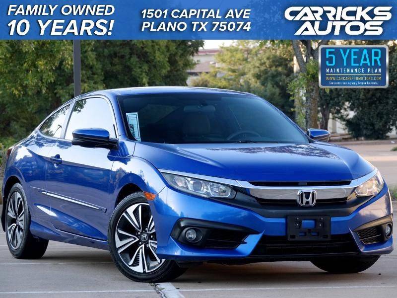 2016 Honda Civic EX-T — Coupe — 96,492 mi — Plano, TX