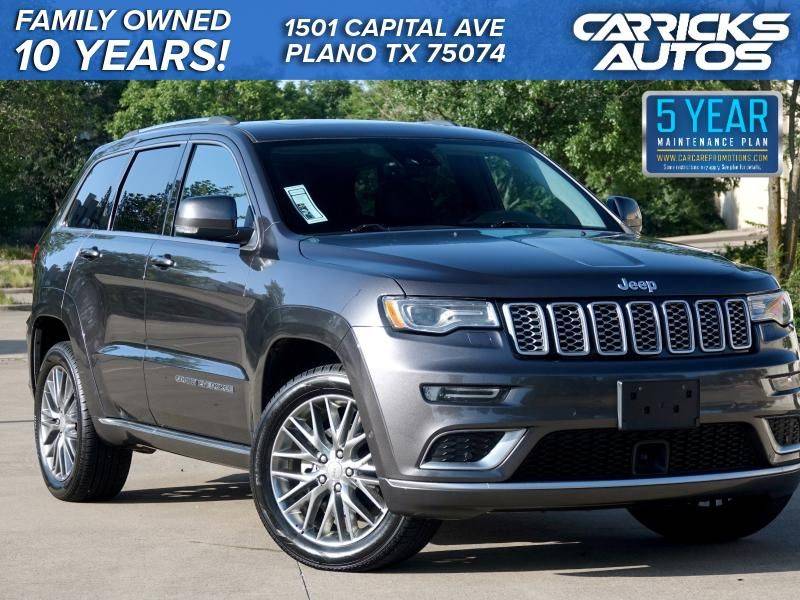 2017 Jeep Grand Cherokee Summit — SUV — 101,981 mi — Plano, TX