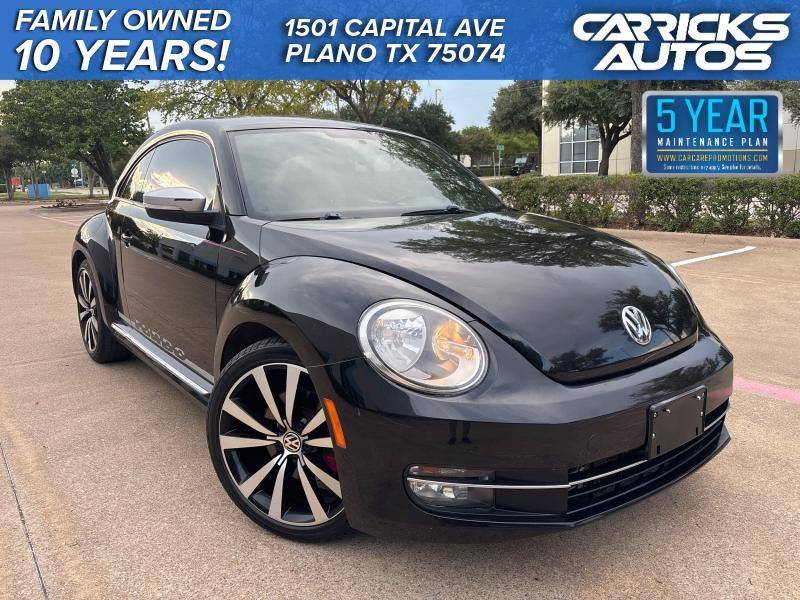 2012 Volkswagen Beetle Black Turbo Launch Ed. — Hatchback — 105,218 mi — Plano, TX