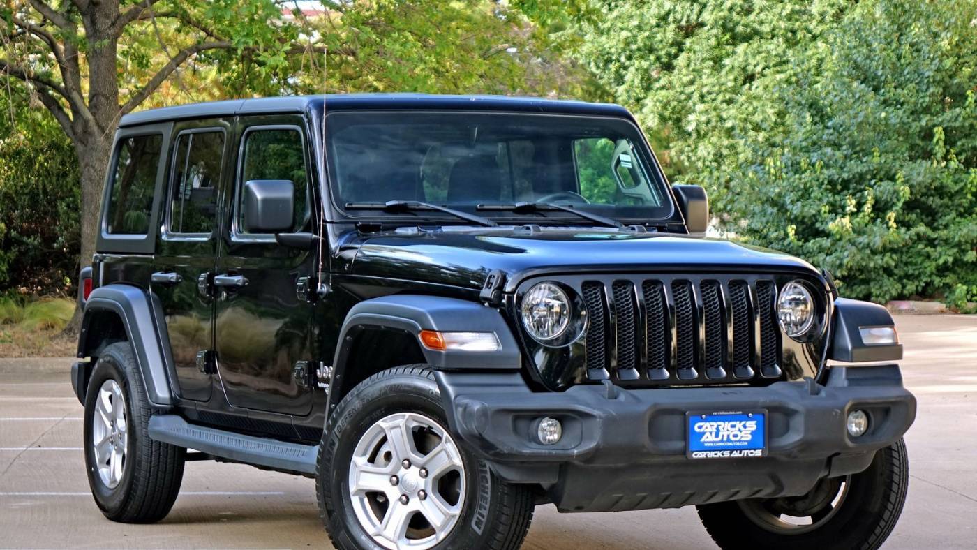 2020 Jeep Wrangler Sport S — SUV — 72,479 mi — Plano, TX