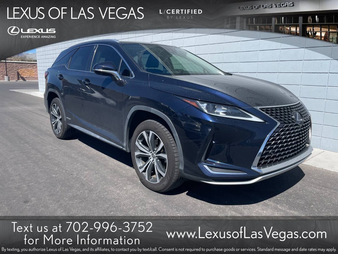 2021 Lexus RX RX 450hL — SUV — 59,497 mi — Las Vegas, NV