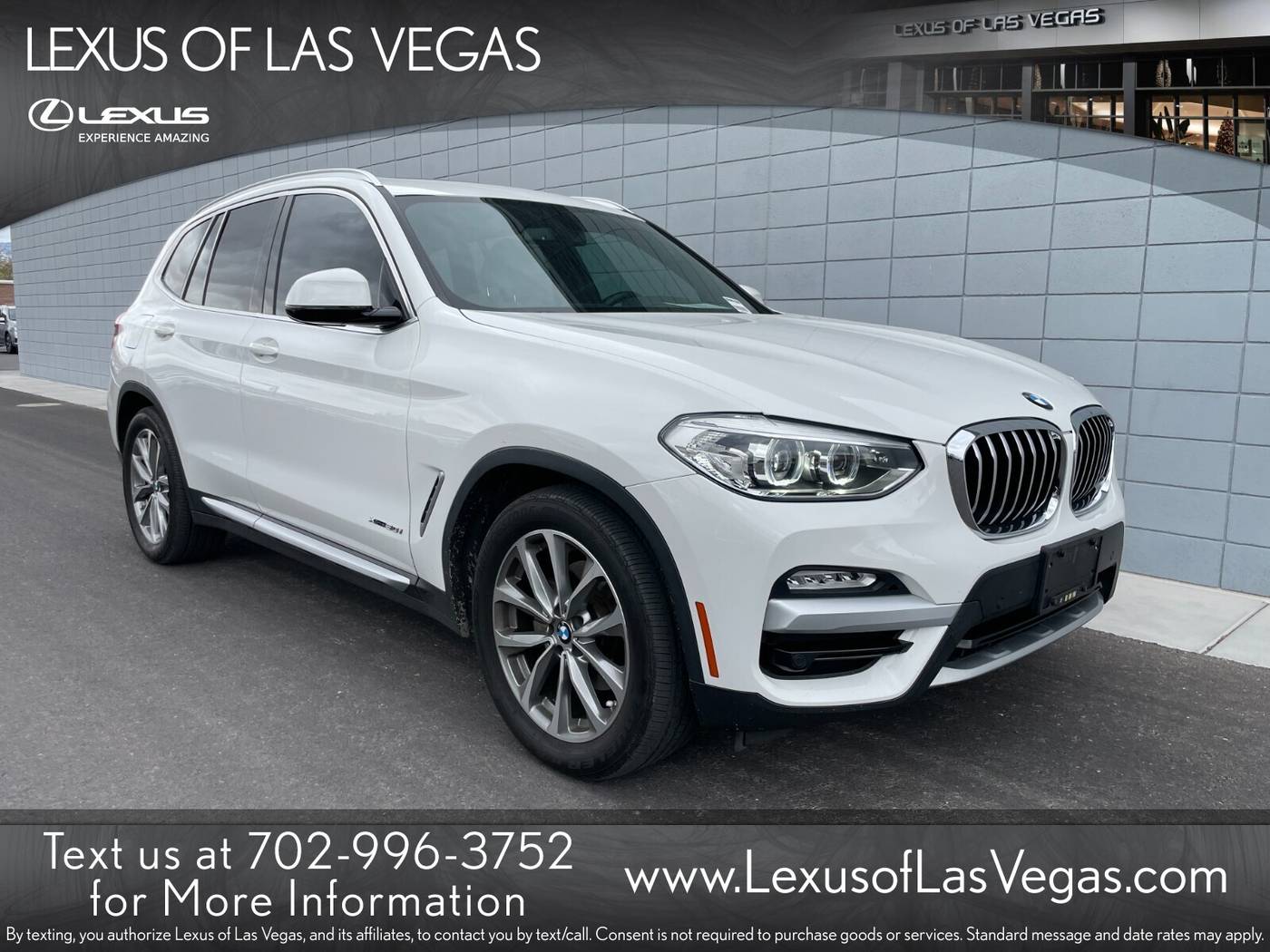 2018 BMW X3 30i — SUV — 57,849 mi — Las Vegas, NV
