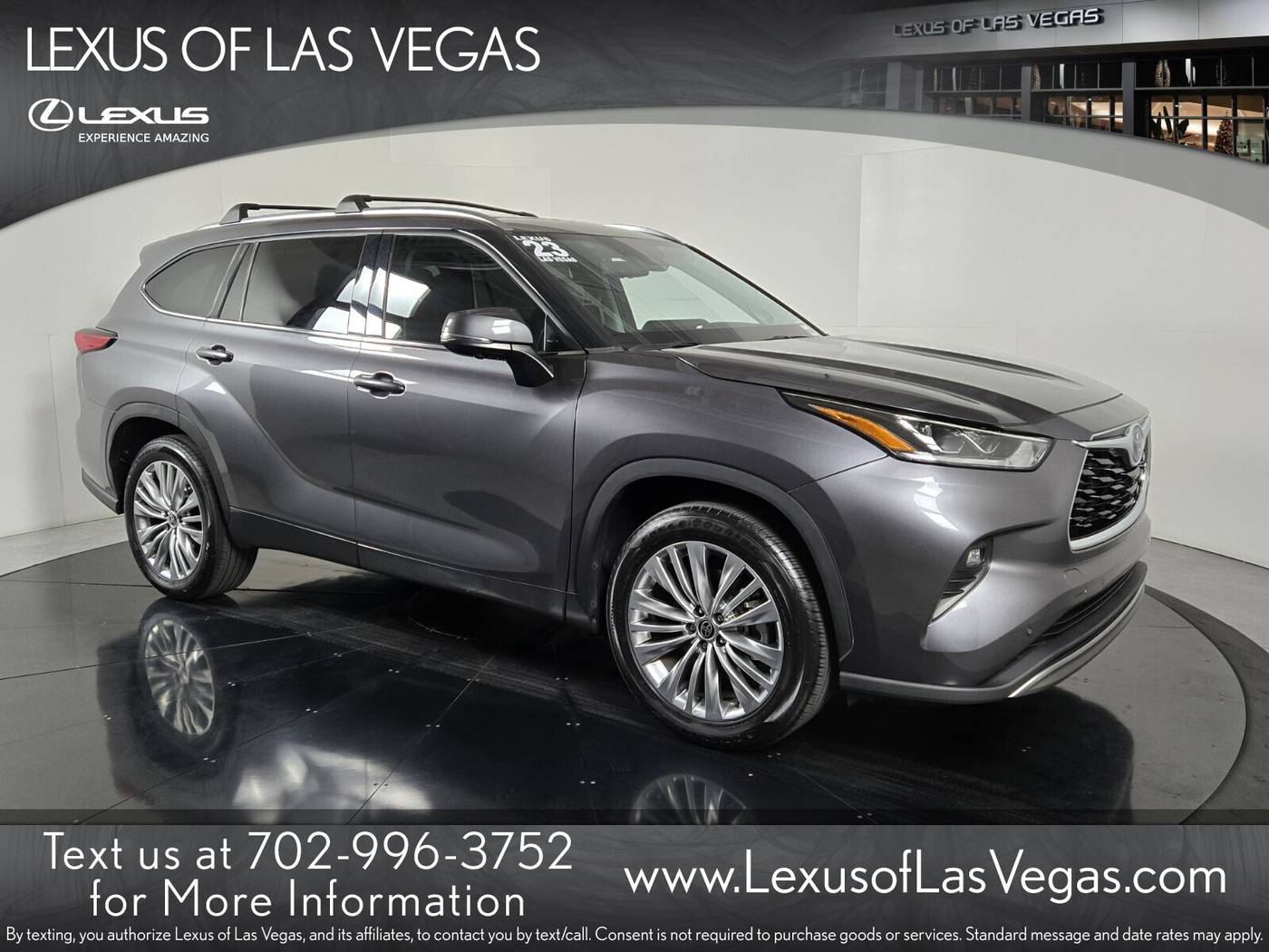 2023 Toyota Highlander Hybrid Platinum — SUV — 32,561 mi — Las Vegas, NV