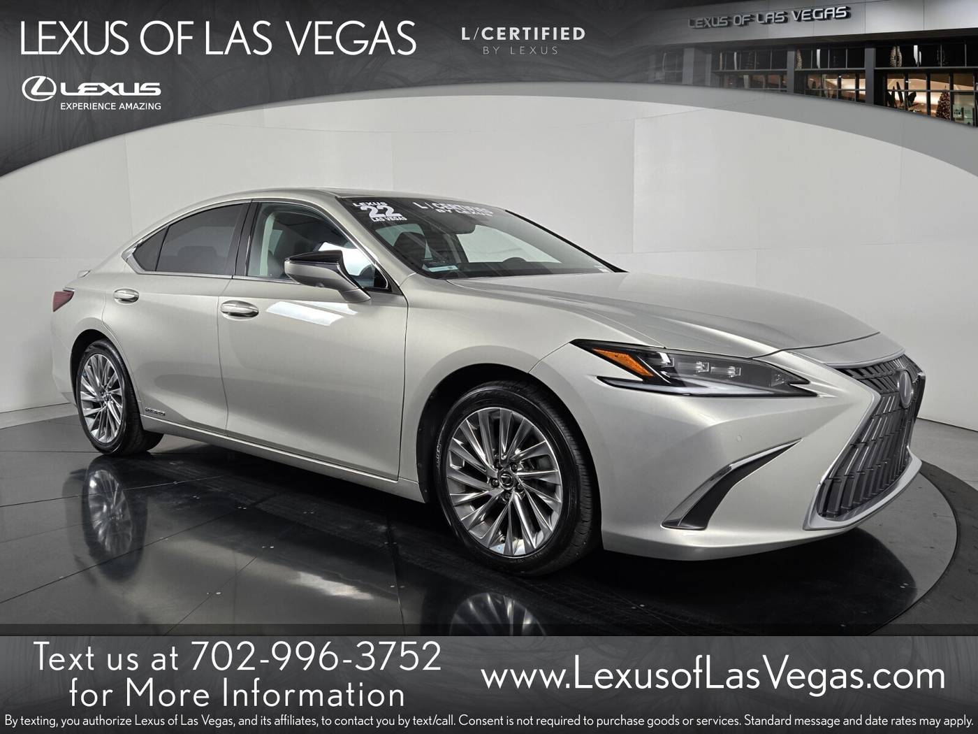 2022 Lexus ES ES 300h Luxury — Sedan — 37,006 mi — Las Vegas, NV