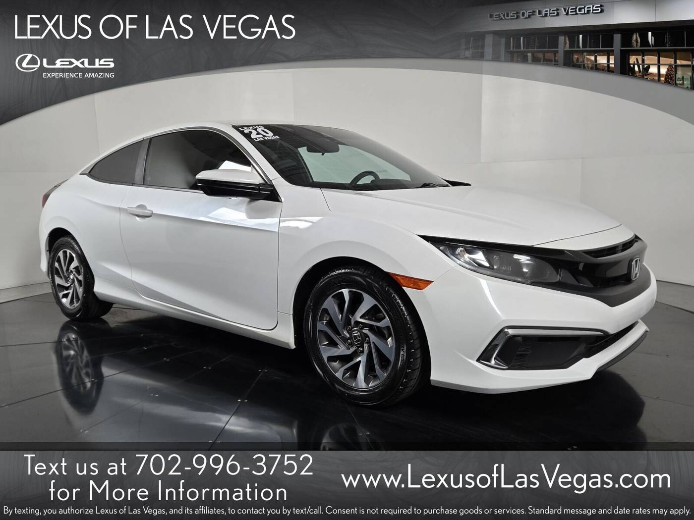 2020 Honda Civic LX — Coupe — 40,586 mi — Las Vegas, NV