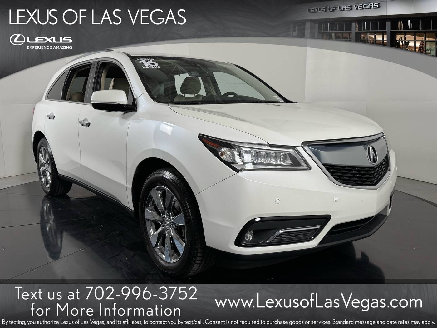 2016 Acura MDX Advance Package — SUV — 51,891 mi — Las Vegas, NV
