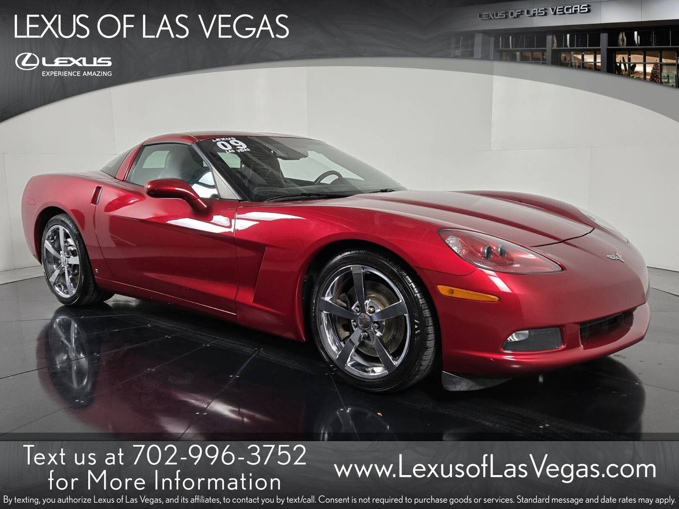 2009 Chevrolet Corvette 3LT — Coupe — 33,978 mi — Las Vegas, NV