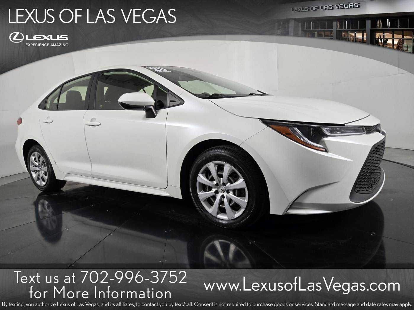 2020 Toyota Corolla LE — Sedan — 62,896 mi — Las Vegas, NV