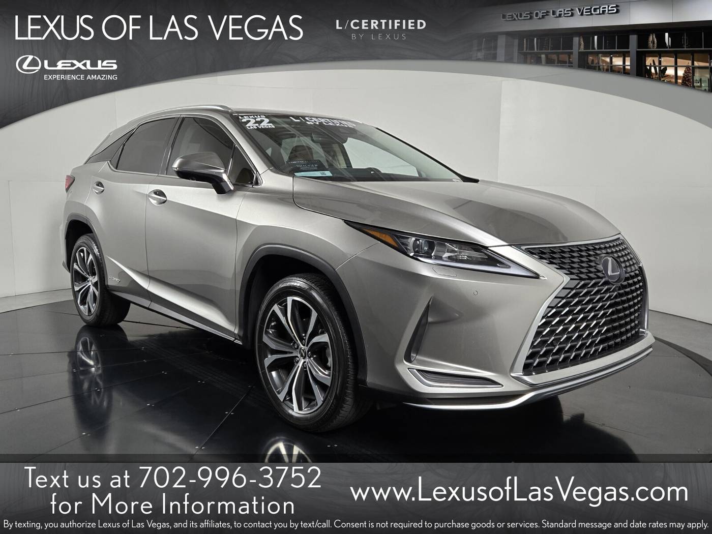 2022 Lexus RX RX 450h — SUV — 21,565 mi — Las Vegas, NV