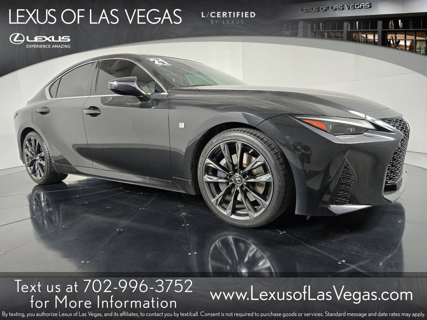 2021 Lexus IS IS 350 F SPORT — Sedan — 66,087 mi — Las Vegas, NV
