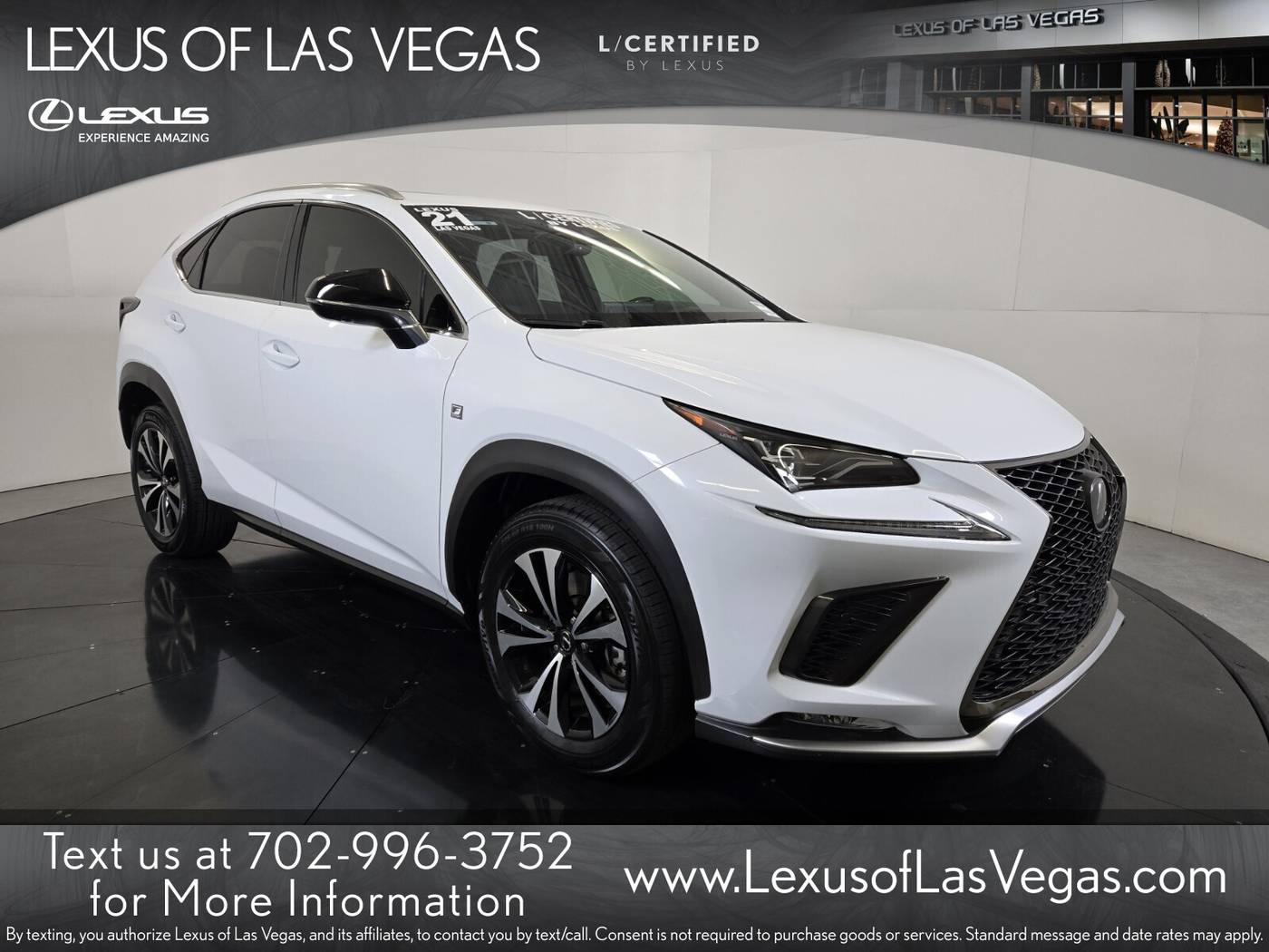 2021 Lexus NX NX 300 F SPORT — SUV — 39,578 mi — Las Vegas, NV