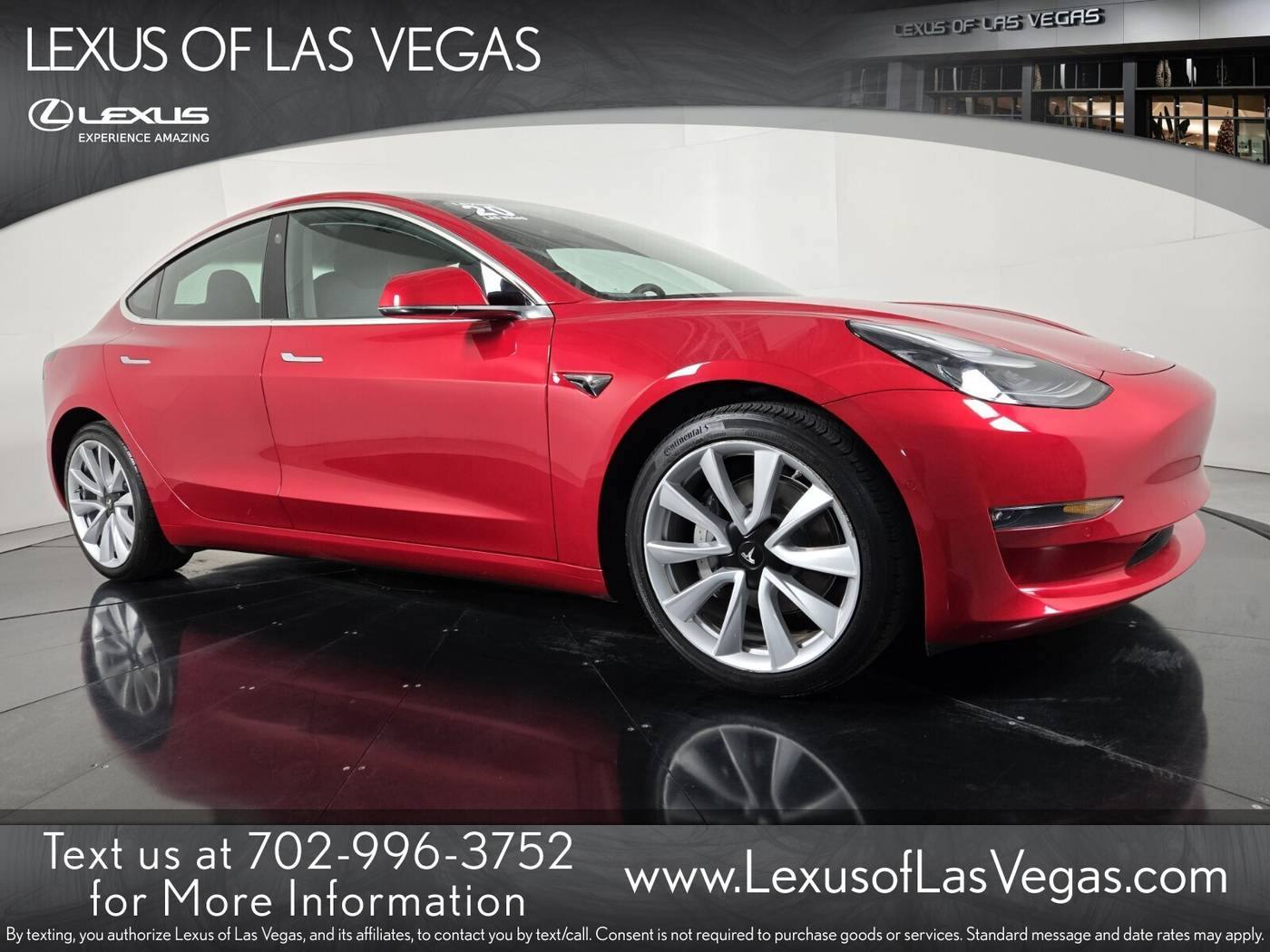 2020 Tesla Model 3 Long Range — Sedan — 42,469 mi — Las Vegas, NV