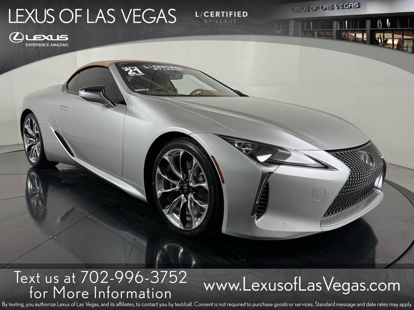 2021 Lexus LC LC 500 — Convertible — 19,408 mi — Las Vegas, NV