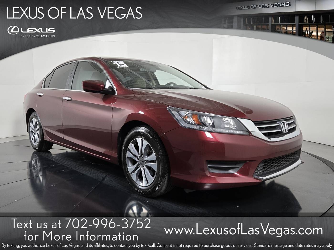 2015 Honda Accord LX — Sedan — 73,936 mi — Las Vegas, NV
