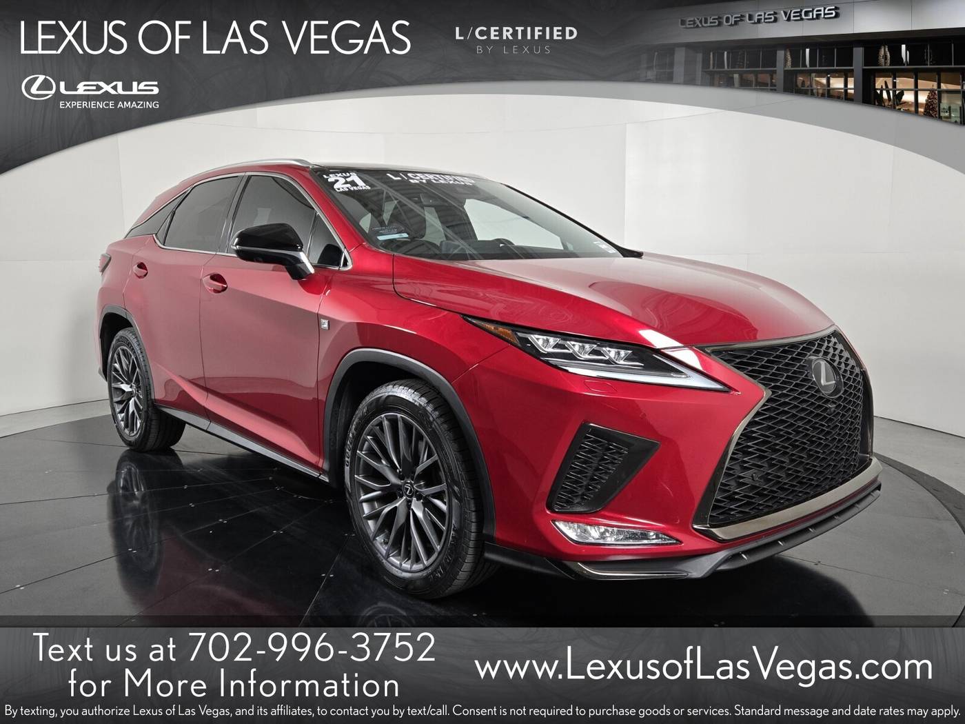 2021 Lexus RX RX 350 F Sport — SUV — 51,812 mi — Las Vegas, NV