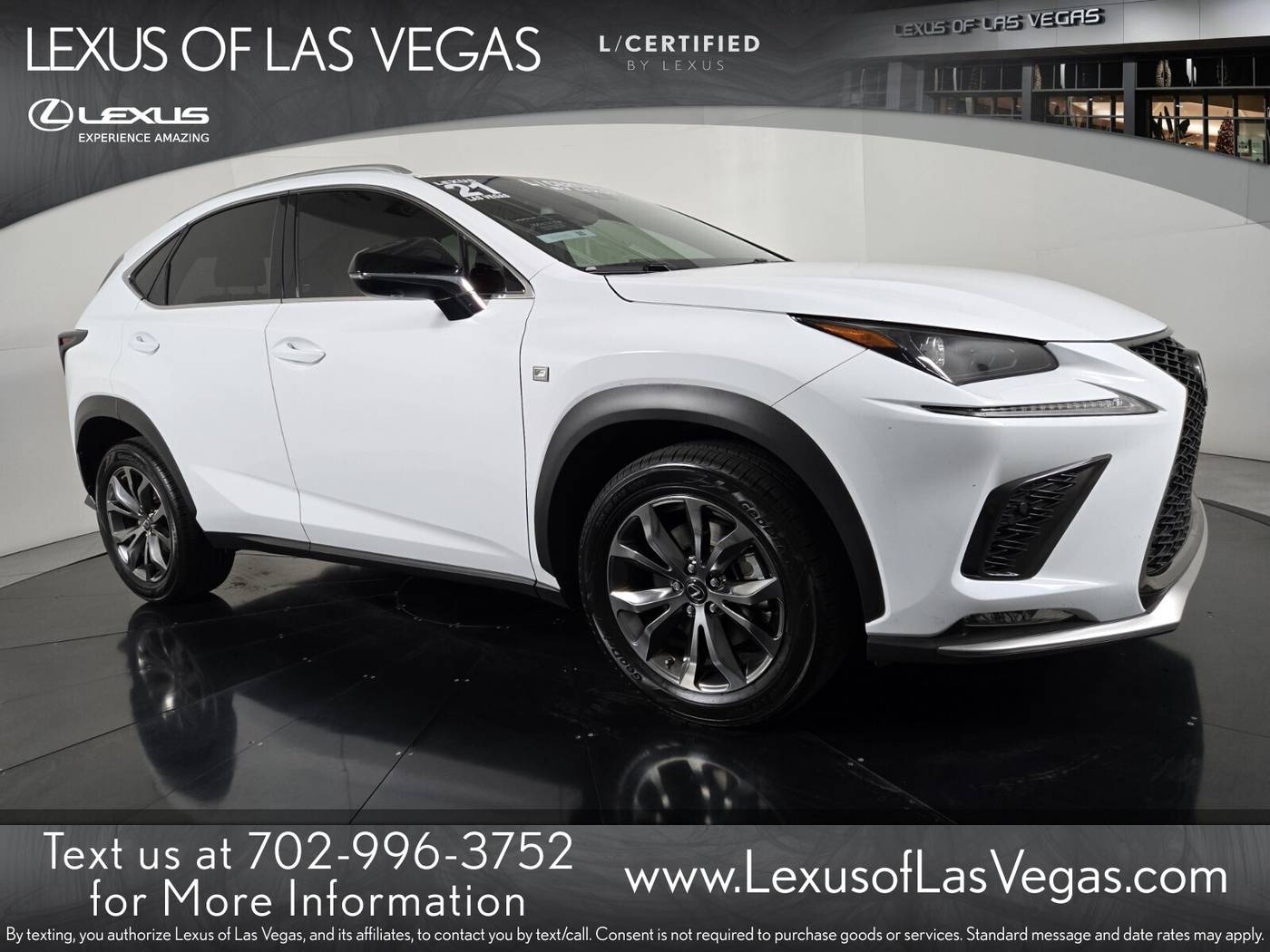 2021 Lexus NX NX 300 F SPORT — SUV — 62,060 mi — Las Vegas, NV