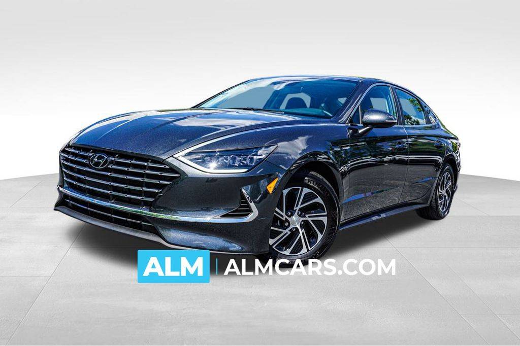 2023 Hyundai Sonata Hybrid Blue — Sedan — 6,279 mi — Kennesaw, GA