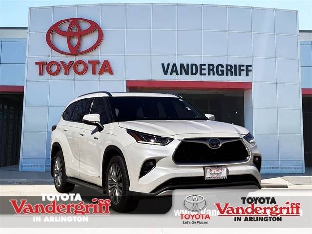 2021 Toyota Highlander Hybrid Platinum — SUV — 53,795 mi — Arlington, TX
