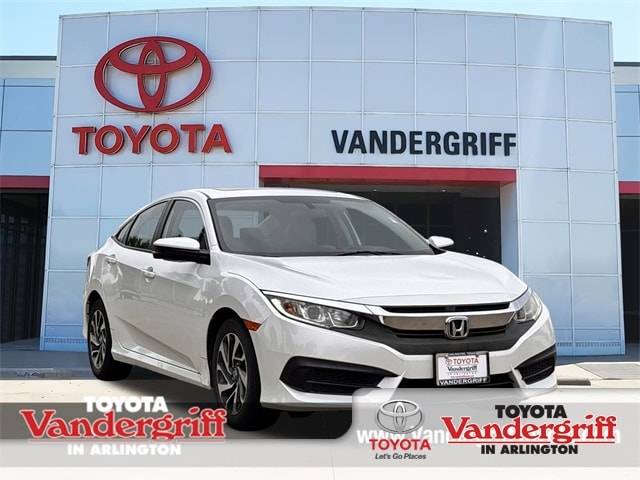 2017 Honda Civic EX — Sedan — 77,393 mi — Arlington, TX