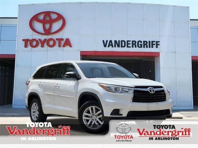 2015 Toyota Highlander LE V6 — SUV — 50,557 mi — Arlington, TX