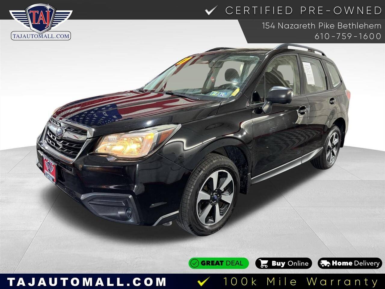2017 Subaru Forester 2.5i — SUV — 122,839 mi — Bethlehem, PA