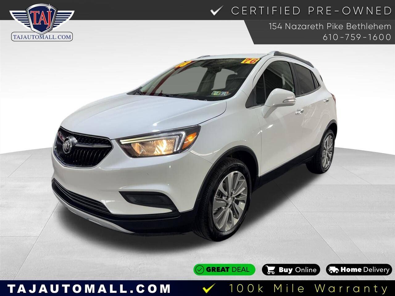 2018 Buick Encore Preferred — SUV — 76,800 mi — Bethlehem, PA