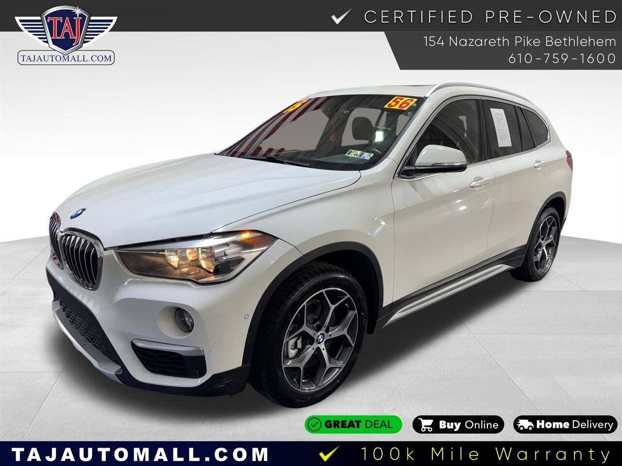 2018 BMW X1 28i — SUV — 55,627 mi — Bethlehem, PA