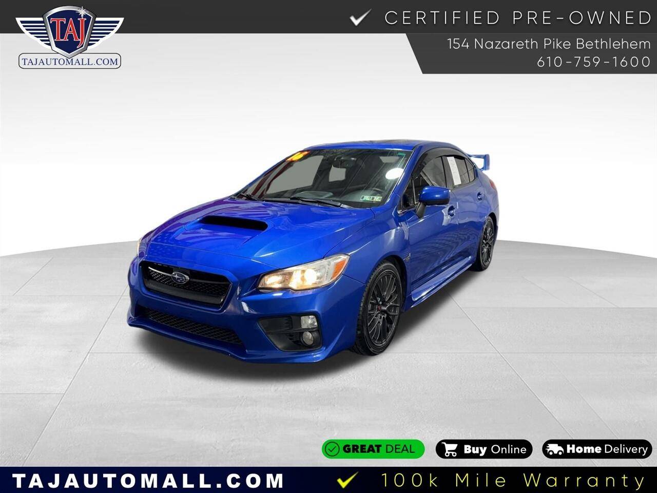 2016 Subaru WRX Premium — Sedan — 119,800 mi — Bethlehem, PA
